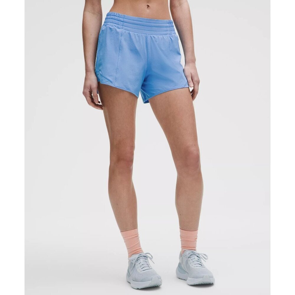 Hotty Hot High-Rise Lined Short 4" - Pool Party